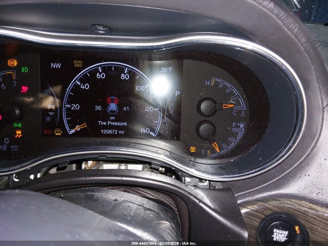 2018 Jeep Grand Cherokee Overland 4x4 მანქანა იყიდება აუქციონზე, vin: 1C4RJFCG4JC257100, აუქციონის ნომერი: 44431984