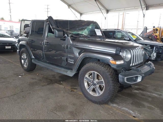 2022 Jeep Wrangler Unlimited Sahara 4x4 მანქანა იყიდება აუქციონზე, vin: 1C4HJXEG1NW189146, აუქციონის ნომერი: 44432011