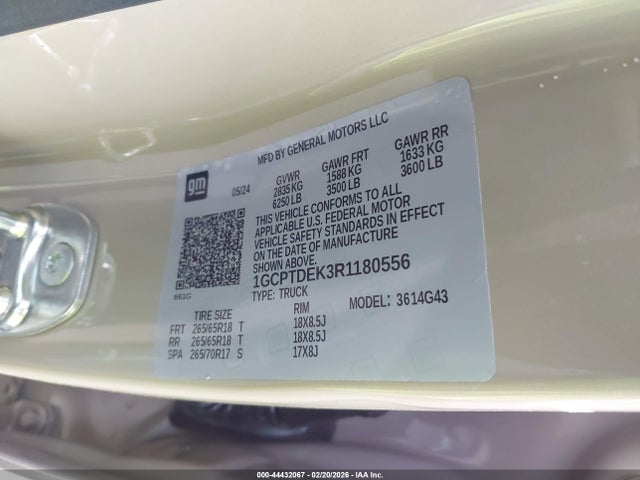 1GCPTDEK3R1180556 Chevrolet Colorado 4wd Z71