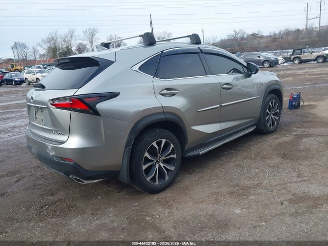 Продаж на аукціоні авто 2015 Lexus Nx 200t F Sport, vin: JTJBARBZ5F2012161, номер лоту: 44432192