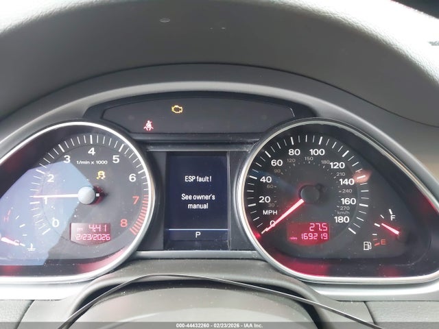 44432260 :رقم المزاد ، WA1AY74L09D004155 vin ، 2009 Audi Q7 3.6 5 Passenger/3.6 Premium مزاد بيع