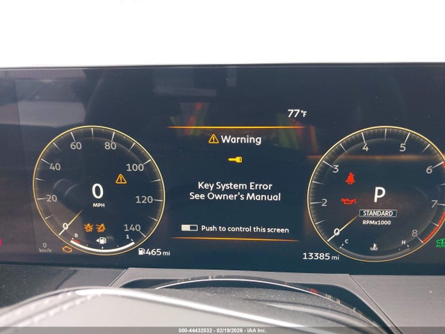 2025 Infiniti Qx80 Sensory Awd მანქანა იყიდება აუქციონზე, vin: JN8AZ3DE4S9701063, აუქციონის ნომერი: 44432532