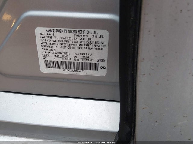 2017 INFINITI Q50 JN1EV7AR2HM834131 Photo 8