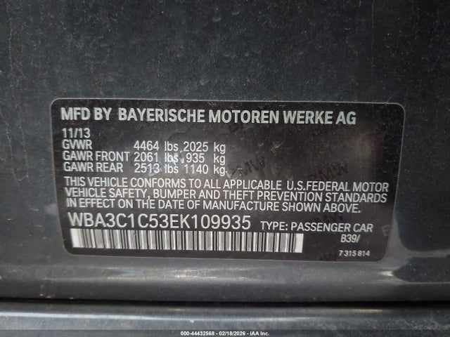 2014 BMW 328I WBA3C1C53EK109935 Photo 8