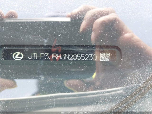 2022 Lexus Ux 200 მანქანა იყიდება აუქციონზე, vin: JTHP3JBH3N2055230, აუქციონის ნომერი: 44432677