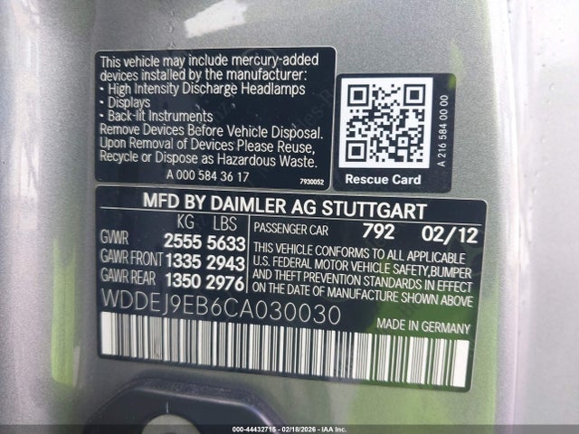 2012 MERCEDES-BENZ CL 550 WDDEJ9EB6CA030030 Photo 8