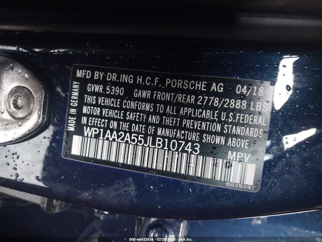 2018 PORSCHE MACAN WP1AA2A55JLB10743 Photo 8