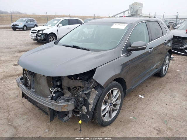 2015 Ford Edge Titanium მანქანა იყიდება აუქციონზე, vin: 2FMTK4K98FBB85525, აუქციონის ნომერი: 44432919