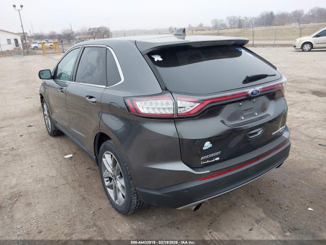 2015 Ford Edge Titanium მანქანა იყიდება აუქციონზე, vin: 2FMTK4K98FBB85525, აუქციონის ნომერი: 44432919