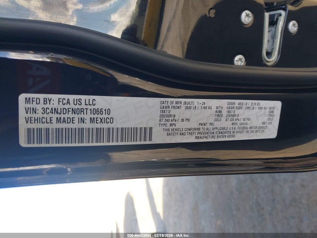 2024 JEEP COMPASS 3C4NJDFN0RT106610 Photo 8