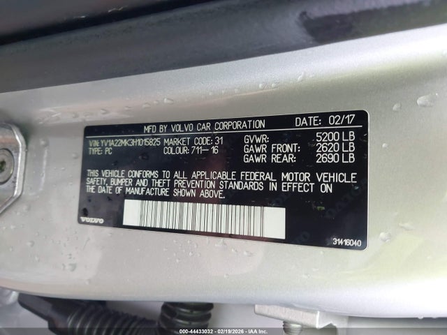 2017 VOLVO S90 YV1A22MK3H1015825 Photo 8