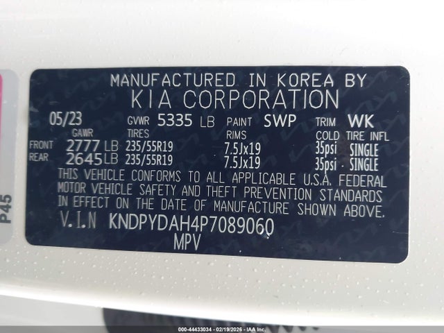 KNDPYDAH4P7089060 KIA Sportage Plug-in Hybrid X-line