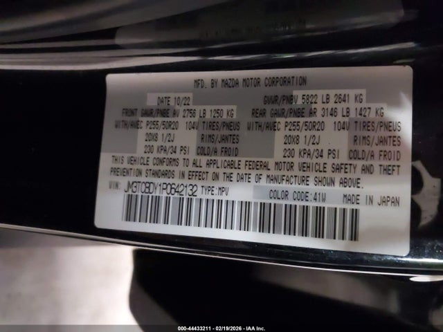 2023 MAZDA CX-9 JM3TCBDY1P0642132 Photo 8