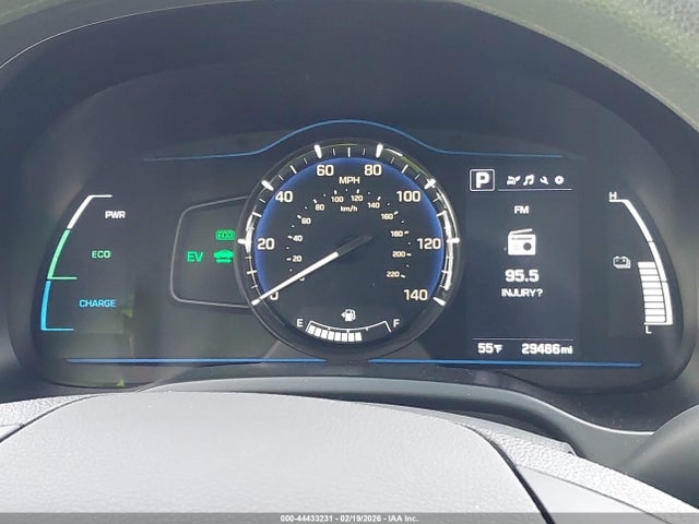 KMHC65LC8KU107058 Hyundai Ioniq Hybrid Blue