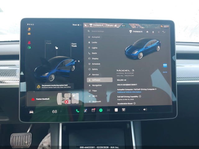 Aukcja sprzedaży 2019 Tesla Model 3 Long Range/performance, vin: 5YJ3E1EB6KF359517, numer aukcji: 44433381