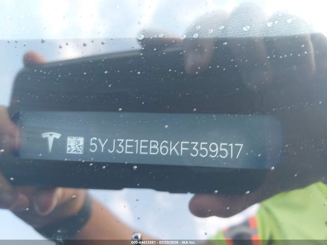 Aukcja sprzedaży 2019 Tesla Model 3 Long Range/performance, vin: 5YJ3E1EB6KF359517, numer aukcji: 44433381