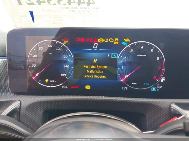 44433421 :رقم المزاد ، W1K5J4GB6SN481899 vin ، 2025 Mercedes-benz Cla 250 Coupe مزاد بيع