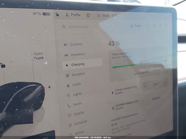 44433495 :رقم المزاد ، 5YJ3E1EA5PF668216 vin ، 2023 Tesla Model 3 Rear-wheel Drive مزاد بيع