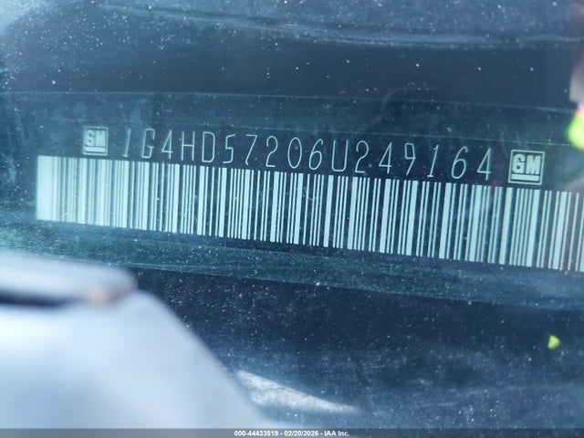 2006 Buick Lucerne Cxl მანქანა იყიდება აუქციონზე, vin: 1G4HD57206U249164, აუქციონის ნომერი: 44433519