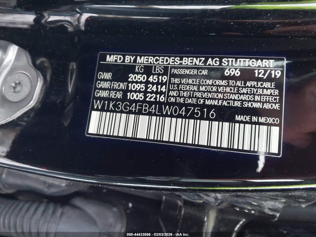 2020 MERCEDES-BENZ A 220 W1K3G4FB4LW047516 Photo 8