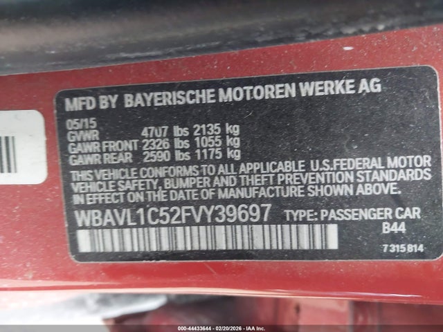2015 BMW X1 WBAVL1C52FVY39697 Photo 8