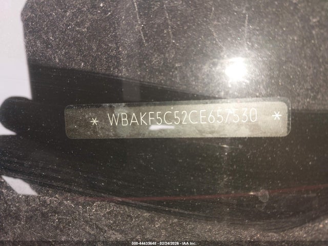 44433648 :رقم المزاد ، WBAKF5C52CE657530 vin ، 2012 Bmw 328i Xdrive مزاد بيع