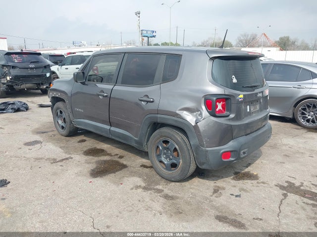 Продаж на аукціоні авто 2017 Jeep Renegade Sport Fwd, vin: ZACCJAAB4HPF03472, номер лоту: 44433719
