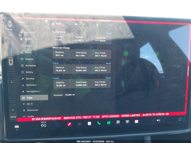 2021 TESLA MODEL S 5YJSA1E59MF440421 Photo 6