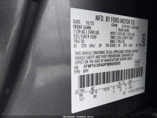 Ford Mustang Mach-e Premium 2023 3FMTK3R40PMB00505 Image 9