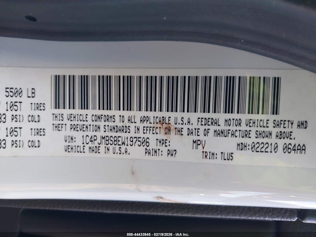 Jeep Cherokee Trailhawk 2014 1C4PJMBS8EW197506 Image 9