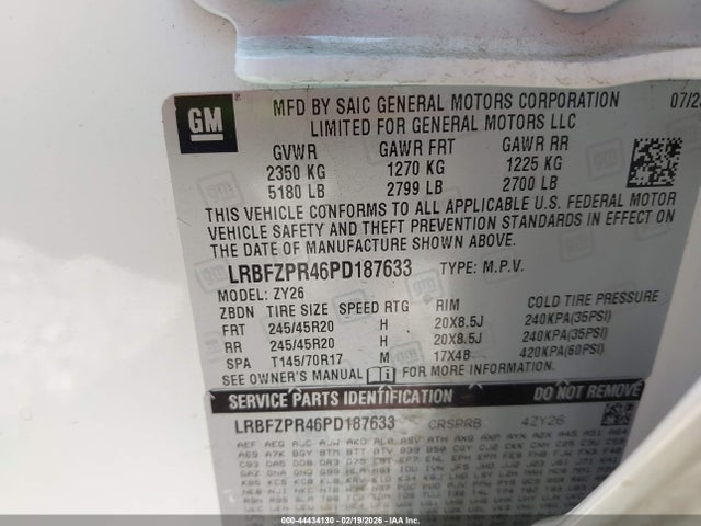 Aukcja sprzedaży 2023 Buick Envision Essence Awd, vin: LRBFZPR46PD187633, numer aukcji: 44434130