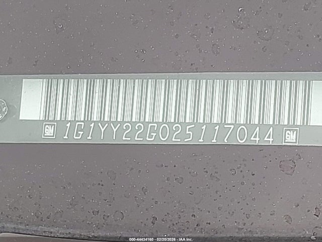 2002 CHEVROLET CORVETTE 1G1YY22G025117044 Photo 8