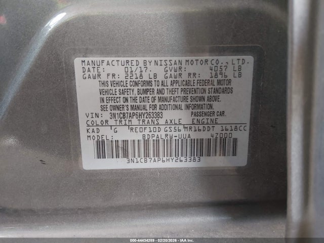 Nissan Sentra Sr Turbo 2017 3N1CB7AP6HY263383 Image 9