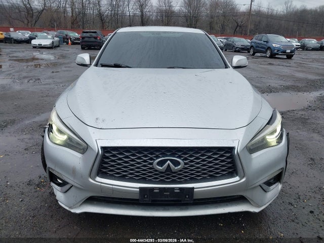 44434293 :رقم المزاد ، JN1EV7AR7JM431008 vin ، 2018 Infiniti Q50 3.0t Luxe مزاد بيع