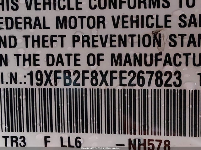 19XFB2F8XFE267823 Honda CIVIC EX