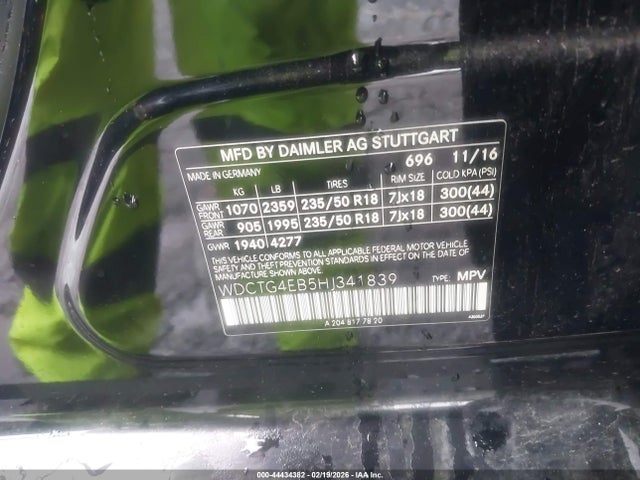 2017 MERCEDES-BENZ GLA 250 WDCTG4EB5HJ341839 Photo 8
