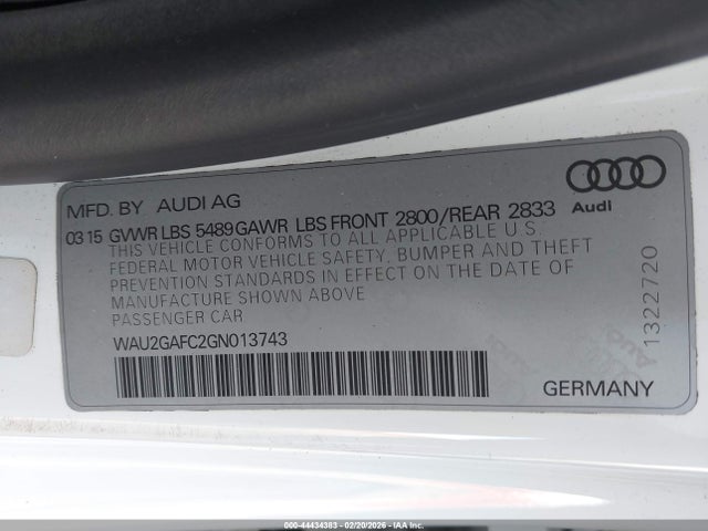 2016 AUDI A7 WAU2GAFC2GN013743 Photo 8
