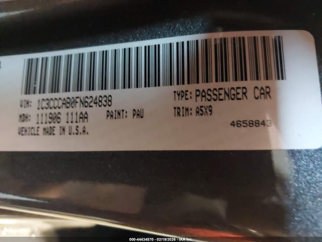 2015 CHRYSLER 200 1C3CCCAB0FN624838 Photo 8