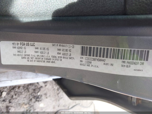 2015 CHRYSLER 200 1C3CCCCB6FN500442 Photo 8