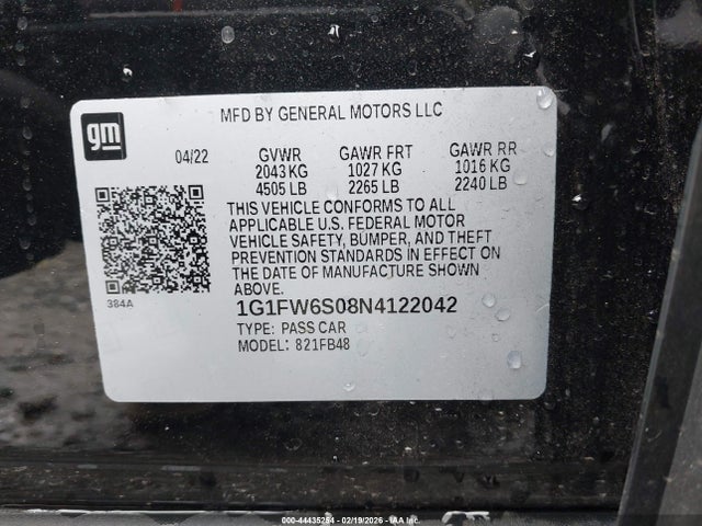 2022 CHEVROLET BOLT EV 1G1FW6S08N4122042 Photo 8