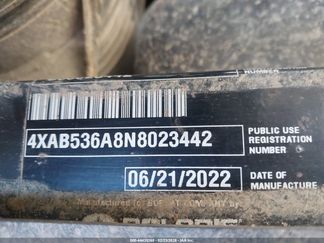 Aukcja sprzedaży 2022 Polaris Bobcat 3400, vin: 4XAB536A8N8023442, numer aukcji: 44435268
