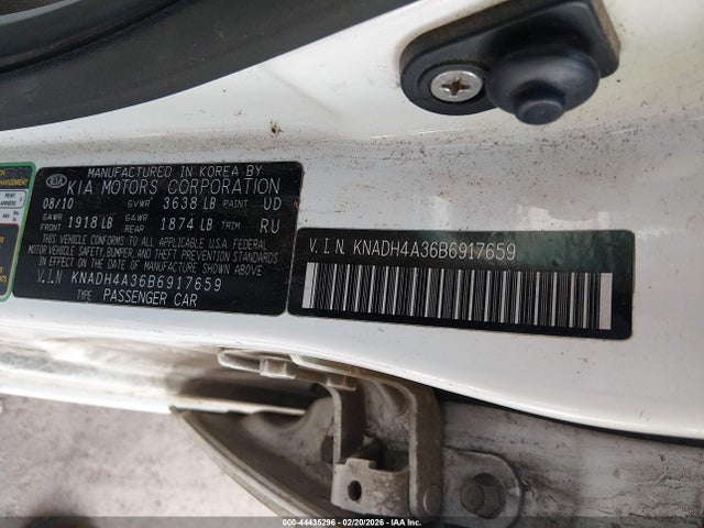 2011 KIA RIO KNADH4A36B6917659 Photo 8