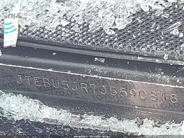 JTEBU5JR7J5590818 Toyota 4runner Sr5 Premium