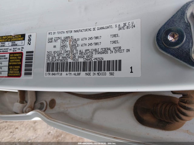 3TYLB5JN7RT003832 Toyota Tacoma Sr5
