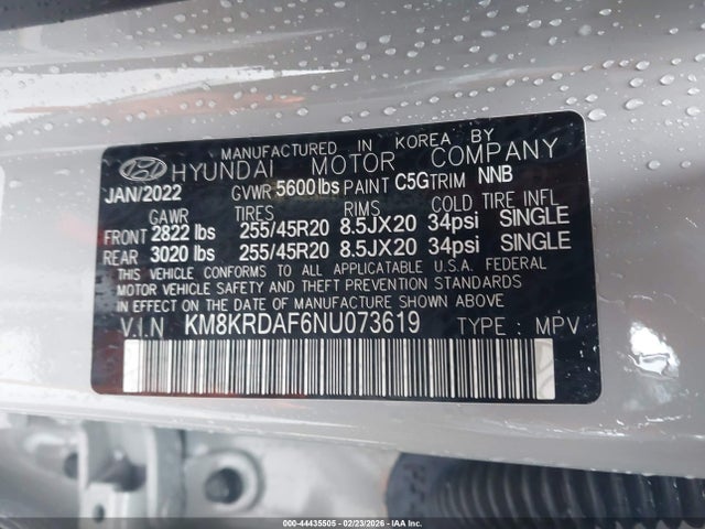 Hyundai Ioniq 5 Limited 2022 KM8KRDAF6NU073619 Image 9