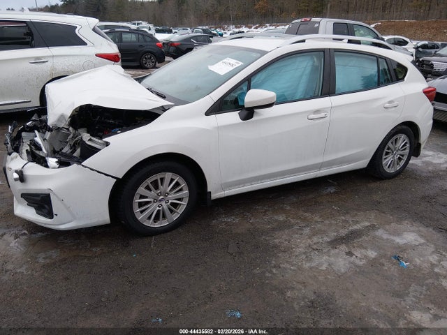 2018 Subaru Impreza 2.0i Premium მანქანა იყიდება აუქციონზე, vin: 4S3GTAB63J3713908, აუქციონის ნომერი: 44435582