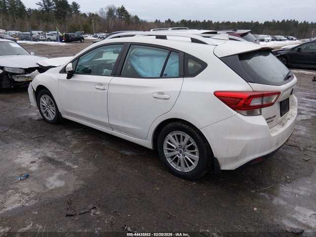2018 Subaru Impreza 2.0i Premium მანქანა იყიდება აუქციონზე, vin: 4S3GTAB63J3713908, აუქციონის ნომერი: 44435582
