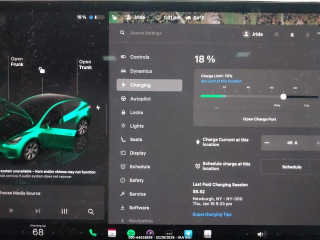 7SAYGDEE4PA074009 Tesla Model Y Awd/long Range Dual Motor All-wheel Drive