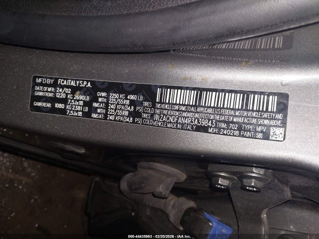 Продажа на аукционе авто 2024 Dodge Hornet Gt Awd, vin: ZACNDFAN4R3A39843, номер лота: 44435963