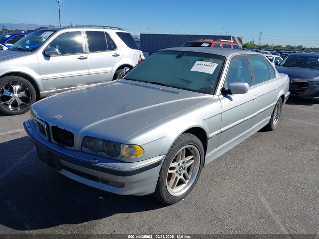 2000 Bmw 740il მანქანა იყიდება აუქციონზე, vin: WBAGH8347YDP11460, აუქციონის ნომერი: 44436003